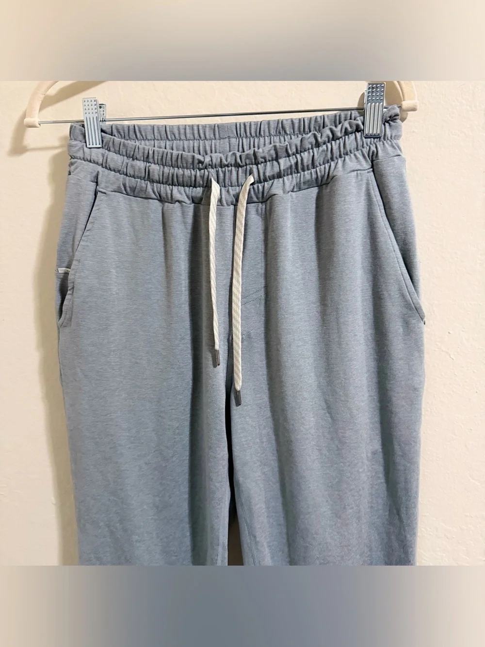 Vuori Men's Ponto Performance Pant Steel Blue Gray Knit Lounge Jogger Size M